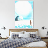 Toile Pour une Aventure Retro Ski poster de ski (Insitu(Chambre))