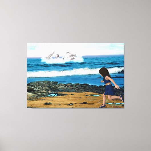 Toile Pour voir les dauphins (Recto)