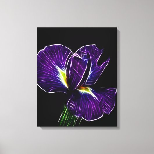 Toile pourpre Iris (Recto)