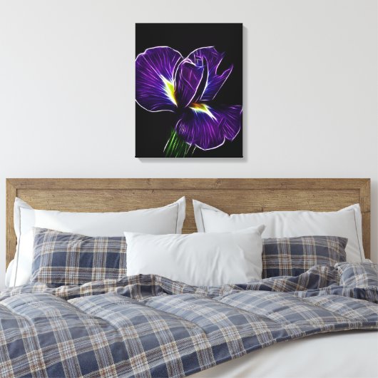 Toile pourpre Iris (Insitu(Chambre))