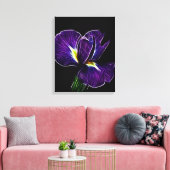 Toile pourpre Iris (Insitu(Salon))
