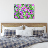 Toile pourpre Petunias (Insitu(Chambre))