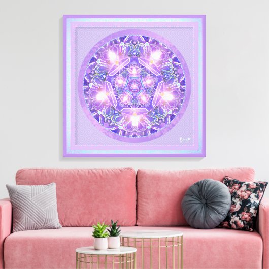 Toile Pourpre W1 (Insitu(Salon))