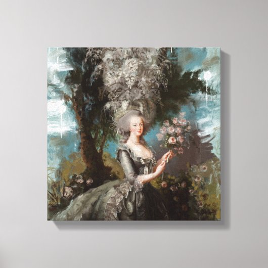 Toile Pourquoi S'Arrêter Là-Haut Marie Antoinette (Recto)