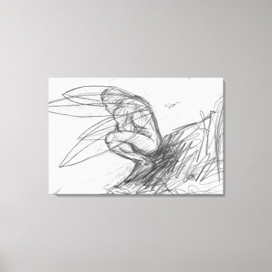 Toile Poussière Pixie dans le vent (Recto)