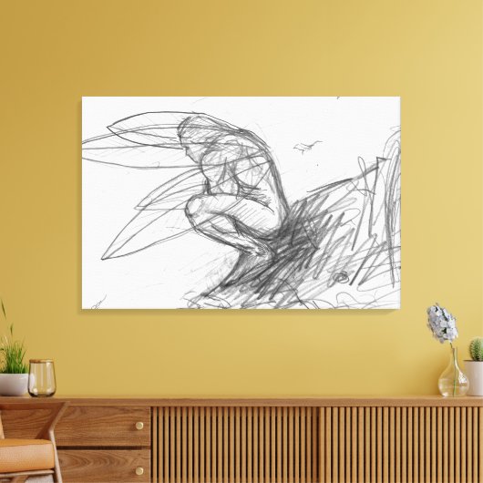 Toile Poussière Pixie dans le vent (Insitu(Salon))