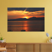 Toile Poussière sur le lac de Garde (Insitu(Salon))