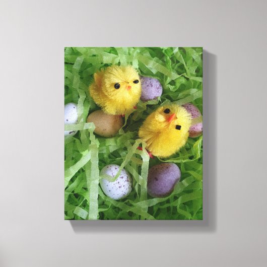 Toile Poussins et œufs (Recto)