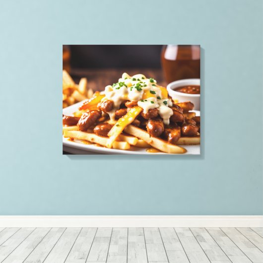 Toile Poutine (Insitu (Plancher de Bois))
