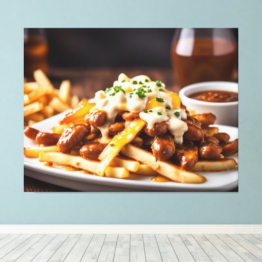 Toile Poutine (Insitu (Plancher de Bois))