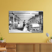 Toile Power Loom Weaving, gravé par J. Tingle, 1835 (Insitu(Salon))