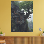 Toile PR-C18. The Cliff Hermitage (Insitu(Salon))