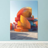 Toile PR-O04. Ribbon Mirage Pavilion  (Insitu (Plancher de Bois))