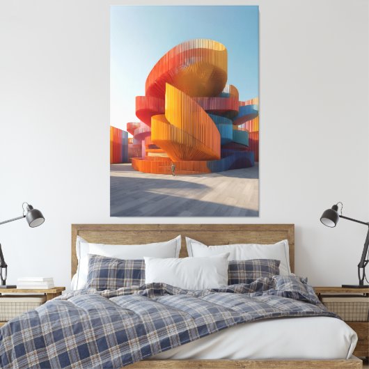 Toile PR-O04. Ribbon Mirage Pavilion  (Insitu(Chambre))
