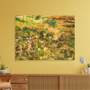 Toile Prairie à l'hôpital Saint-Paul par Vincent van Gog