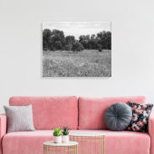 Toile Prairie encore, ciel nuageux (Insitu(Salon))