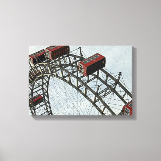 Toile Prater Ferris wheel, Vienne, Autriche (Recto)