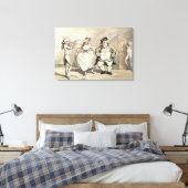 Toile Pratique privée avant la balle, de 'Scène (Insitu(Chambre))