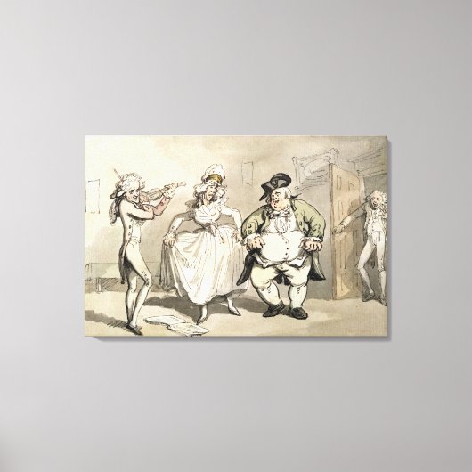 Toile Pratique privée avant la balle, de 'Scène (Recto)