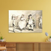 Toile Pratique privée avant la balle, de 'Scène (Insitu(Salon))