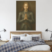 Toile Prayer Warrior Maiden 01 – Holy Silver Armor Sacre (Insitu(Chambre))