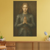 Toile Prayer Warrior Maiden 02 – Serene Holy Armor Knigh (Insitu(Salon))