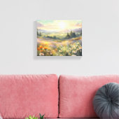 Toile Pré au lever du soleil (Insitu(Salon))