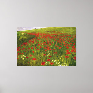 Toile Pré avec des pavots (1896) Merse Pál Szinyei
