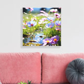 Toile Pré Fleur sauvage vibre avec flux (Insitu(Salon))