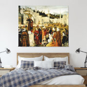 Toile Prêcher Saint-Étienne à Jérusalem (Insitu(Chambre))