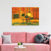 Toile Prelude aux chandelles - Salle de musique, Pavillo (Insitu(Salon))