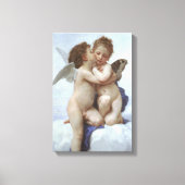 Toile Premier Baiser par Bouguereau, Anges victoriens d' (Recto)