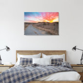 Toile Premier coucher du soleil du jour (Insitu(Chambre))