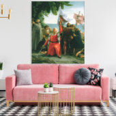 Toile Premier débarquement de Christophe Colomb à (Insitu(Salon))