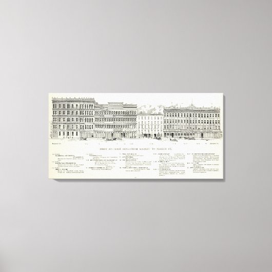 Toile Premier marché et mission (Recto)