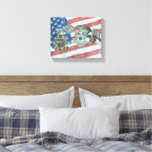Toile Premier répondeur patriotique (Insitu(Chambre))