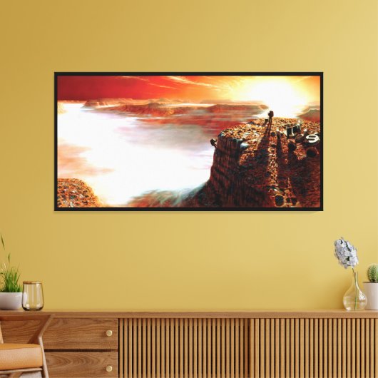 Toile Premier Voyage De La NASA Vers La Planète Mars Art (Insitu(Salon))