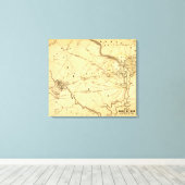 Toile Première bataille de Bull Run - Guerre civile Pano (Insitu (Plancher de Bois))