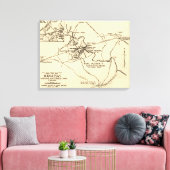 Toile Première bataille de Bull Run - Guerre civile Pano (Insitu(Salon))