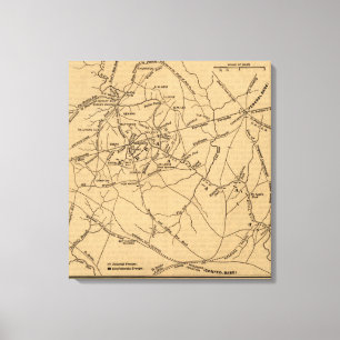 Toile Première bataille de course de Taureau - guerre