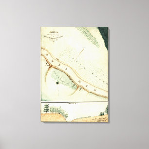 Toile Première bataille de course de Taureau - guerre