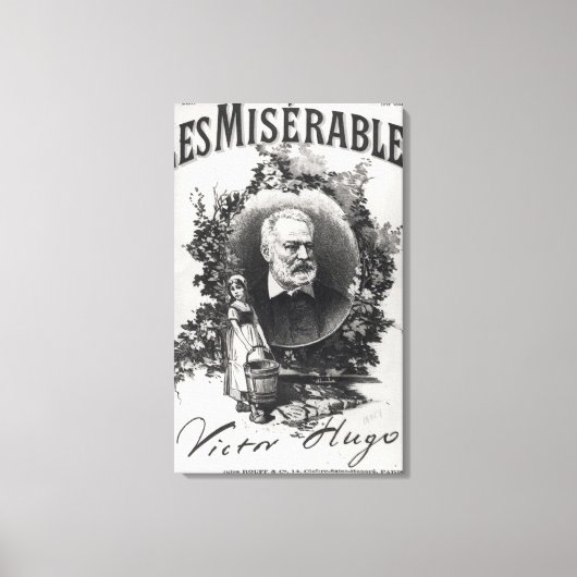 Toile Première édition du titre Les Misérables (Recto)