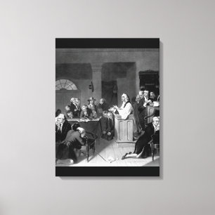 Toile Première prière dans le congrès, image _War de