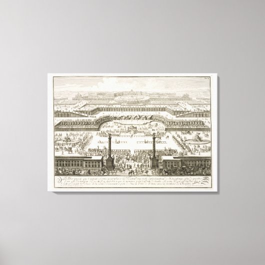 Toile Première proposition pour le Palais Schonbrunn, Vi (Recto)