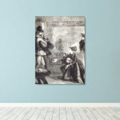 Toile Première réunion d'Edward IV et de Lady Elizabeth (Insitu (Plancher de Bois))