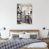 Toile Première réunion d'Edward IV et de Lady Elizabeth (Insitu(Chambre))