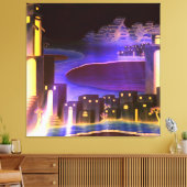 Toile "Première révélation" - mystérieux art mystérieux (Insitu(Salon))