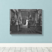 Toile Première vue de la salle d'introduction (Insitu (Plancher de Bois))