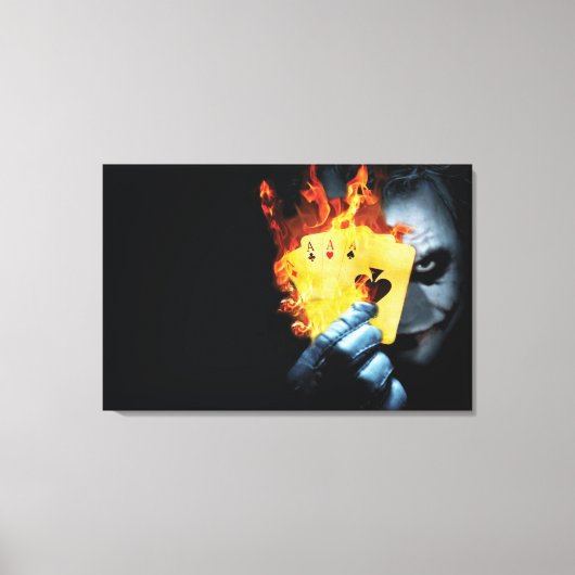Toile Premium encadrée Joker (Brillant) (Recto)