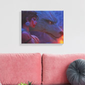Toile Premium Princesse loup (Brillant) (Insitu(Salon))